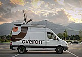 Overon SNG truck in Spain.